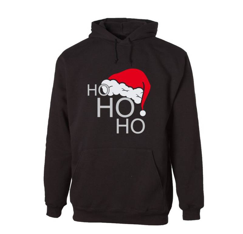 G-graphics Hoodie Ho Ho Ho – Nikolausmütze Unisex mit trendigem Frontprint mit Weihnachtsmotiv von G-graphics