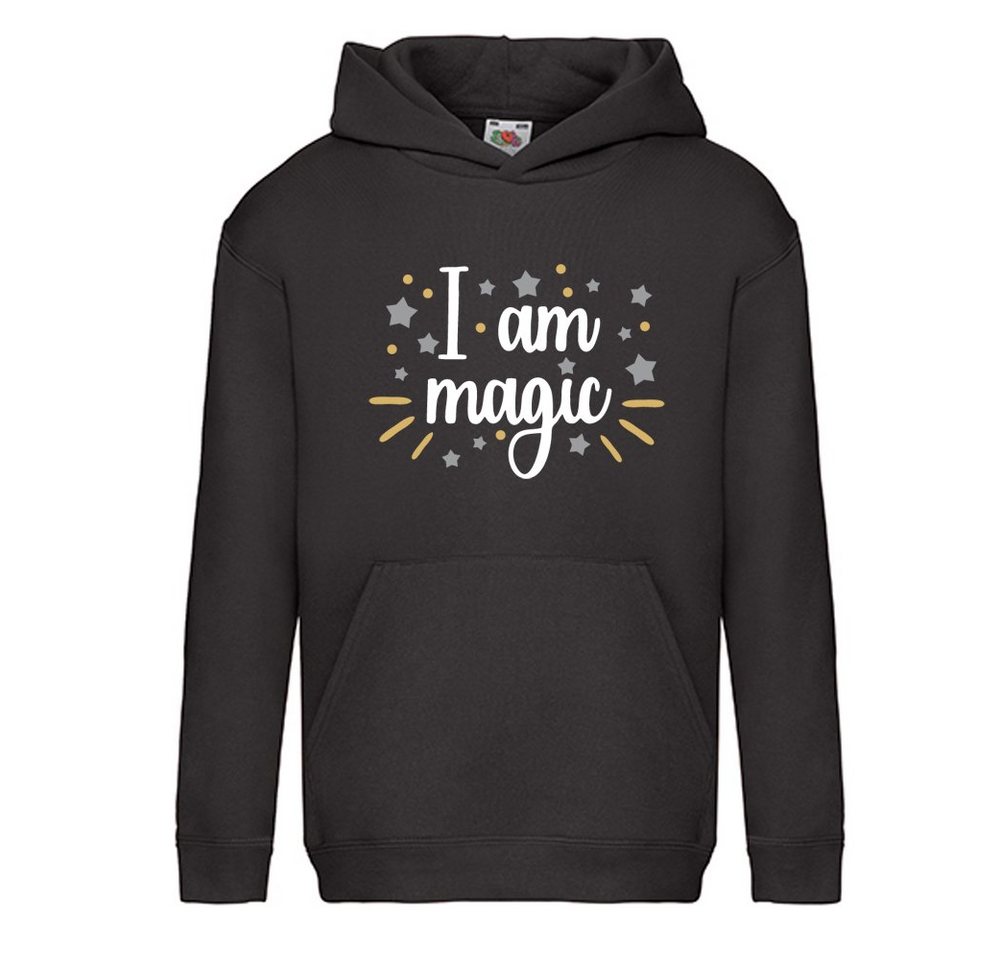 G-graphics Hoodie I am Magic Kinder Hoodie / Kapuzenpullover mit coolem Spruch als Frontprint von G-graphics