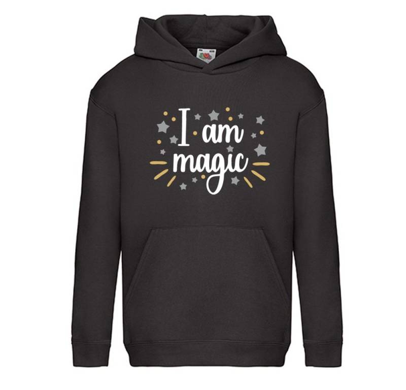 G-graphics Hoodie I am Magic Kinder Hoodie / Kapuzenpullover mit coolem Spruch als Frontprint von G-graphics