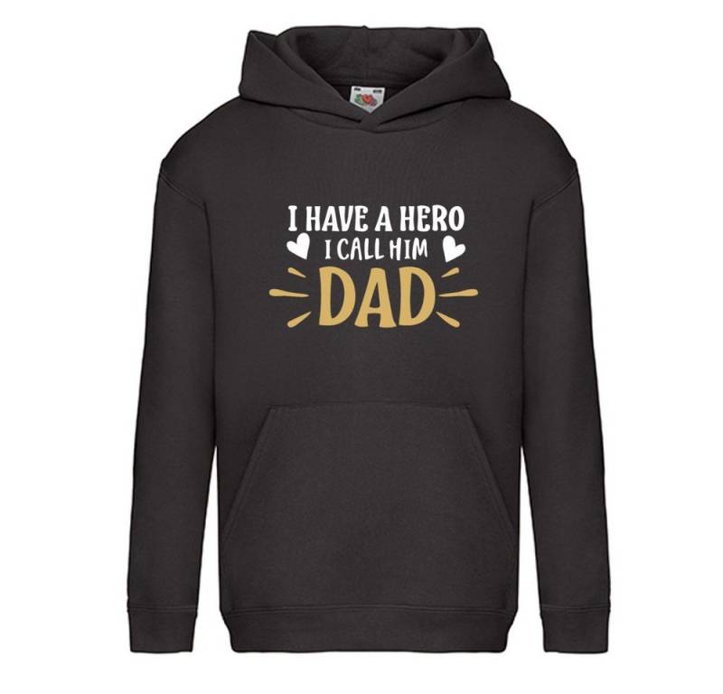 G-graphics Hoodie I have a Hero, I call him Dad Kinder Hoodie / Kapuzenpullover mit coolem Spruch als Frontprint von G-graphics