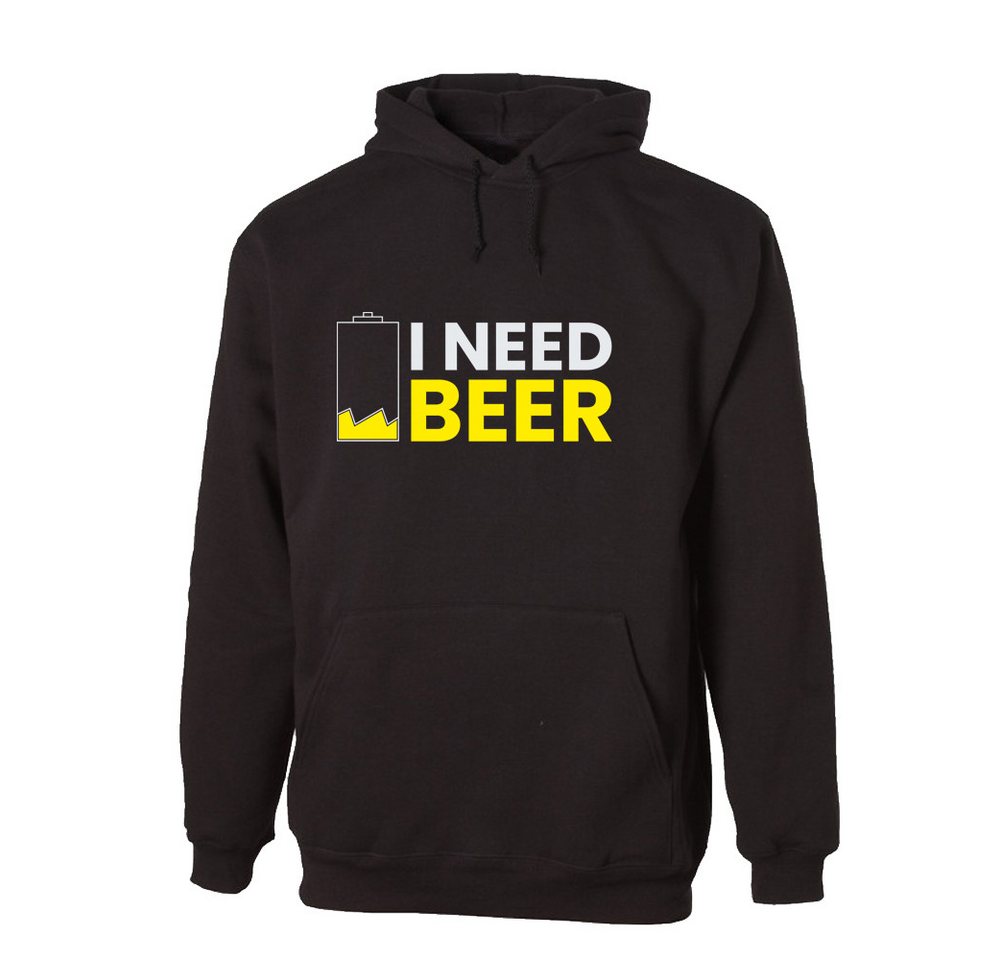 G-graphics Hoodie I need Beer mit Frontprint für den nächsten Partyabend von G-graphics