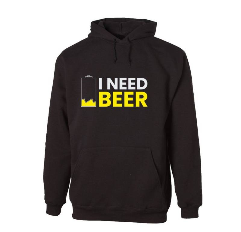 G-graphics Hoodie I need Beer mit Frontprint für den nächsten Partyabend von G-graphics