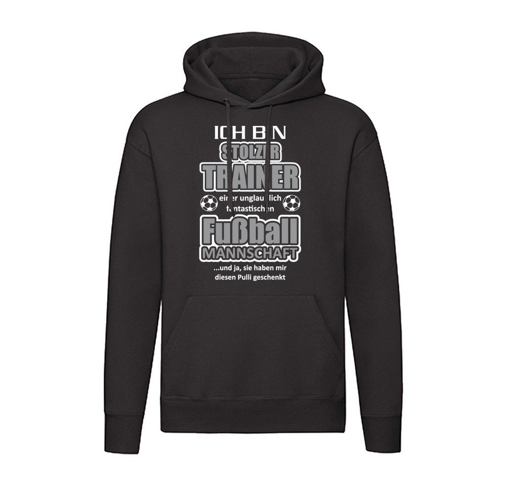 G-graphics Hoodie Ich bin stolzer Trainer einer ... fantastischen Fußballmannschaft mit trendigem Frontprint mit Spruch von G-graphics