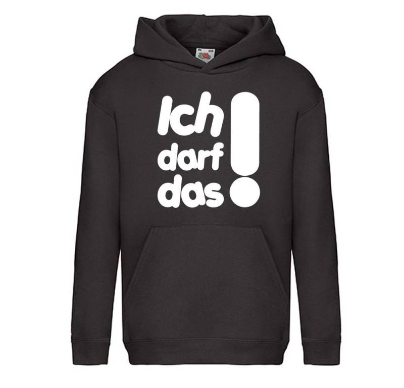 G-graphics Hoodie Ich darf das! Kinder Hoodie / Kapuzenpullover mit Statement / Spruch als Frontprint von G-graphics