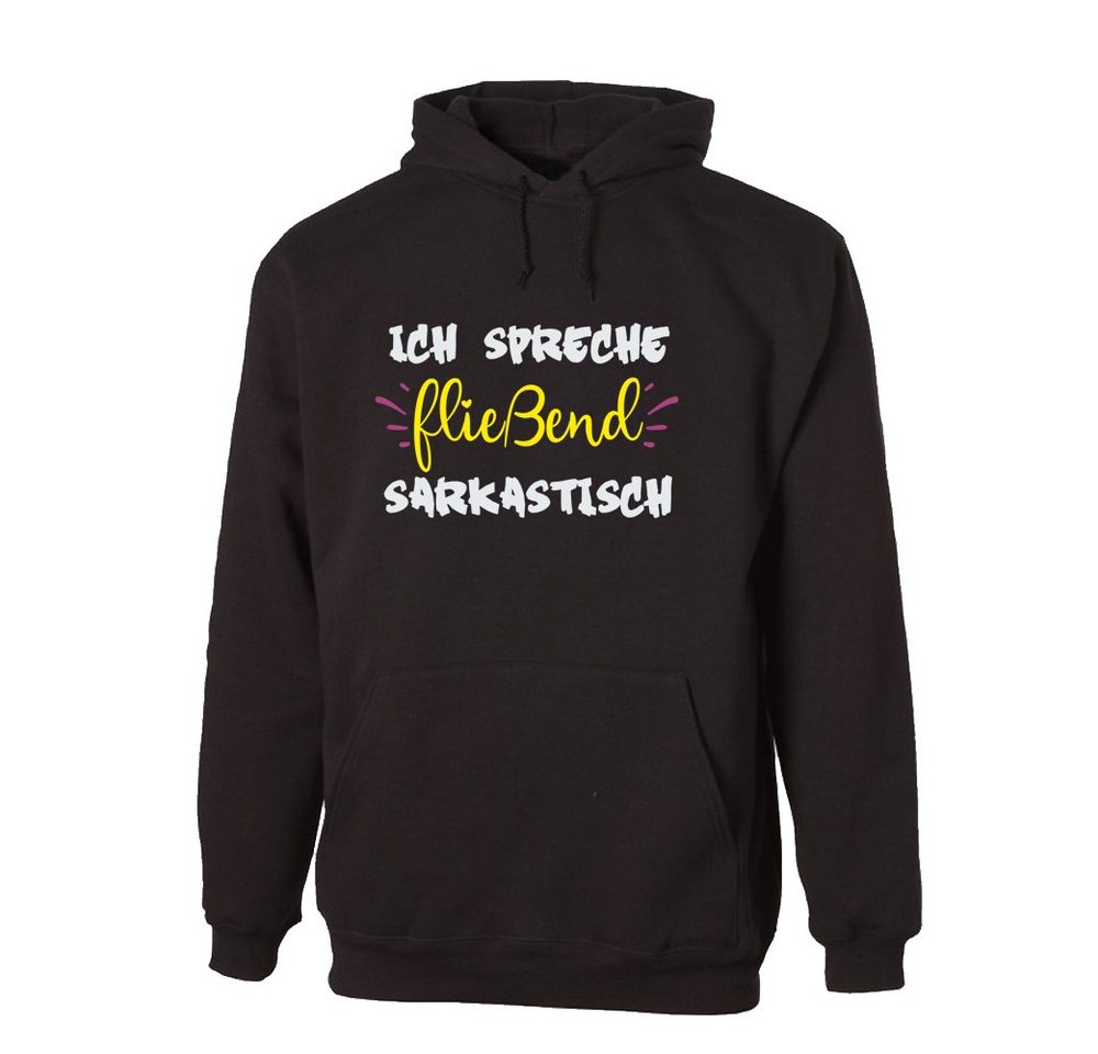 G-graphics Hoodie Ich spreche fließend sarkastisch mit trendigem Frontprint, Aufdruck auf der Vorderseite, Spruch/Sprüche/Print/Motiv, für jung & alt von G-graphics