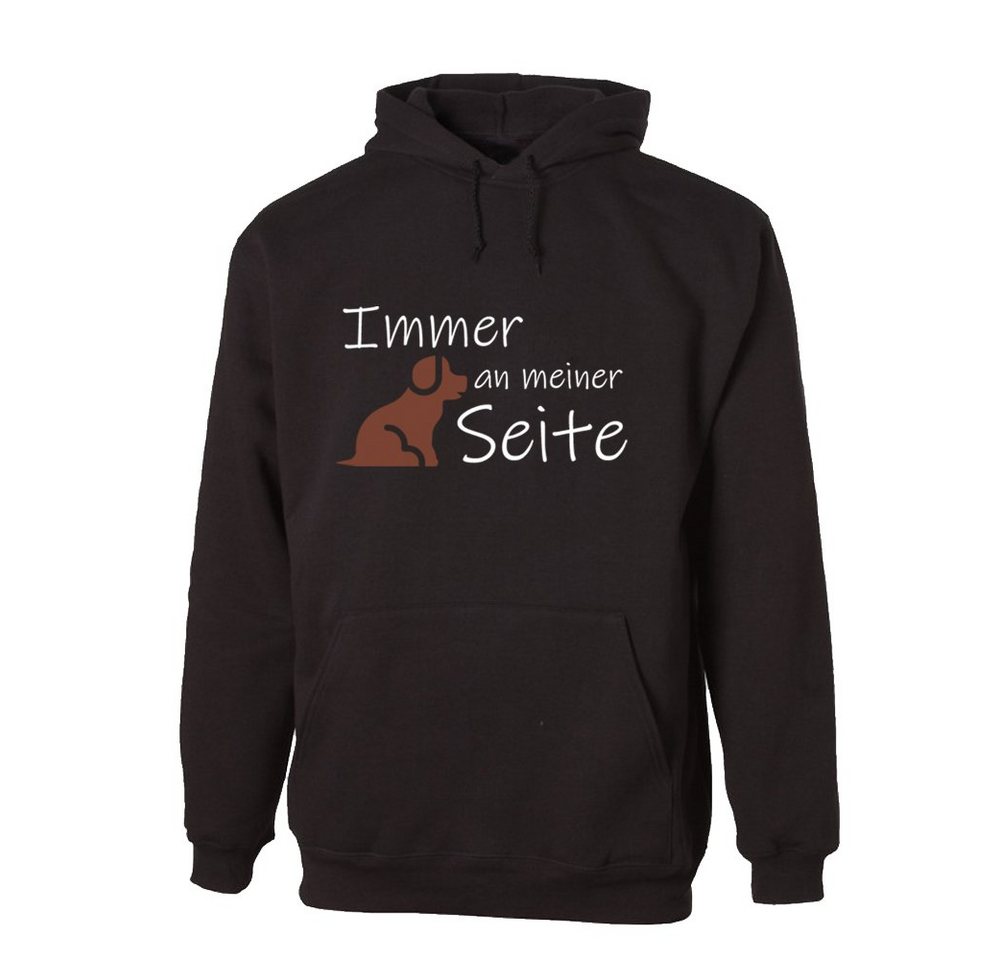 G-graphics Hoodie Immer an meiner Seite Unisex mit trendigem Frontprint mit Spruch für Hundeliebhaber von G-graphics