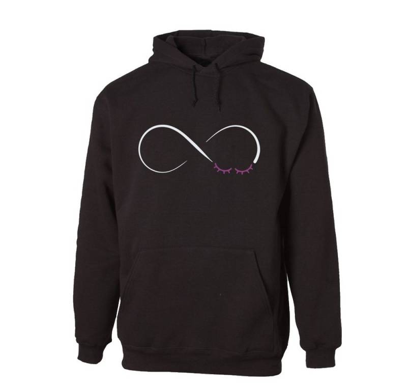 G-graphics Hoodie Infinity Lashes mit trendigem Frontprint mit Motiv von G-graphics