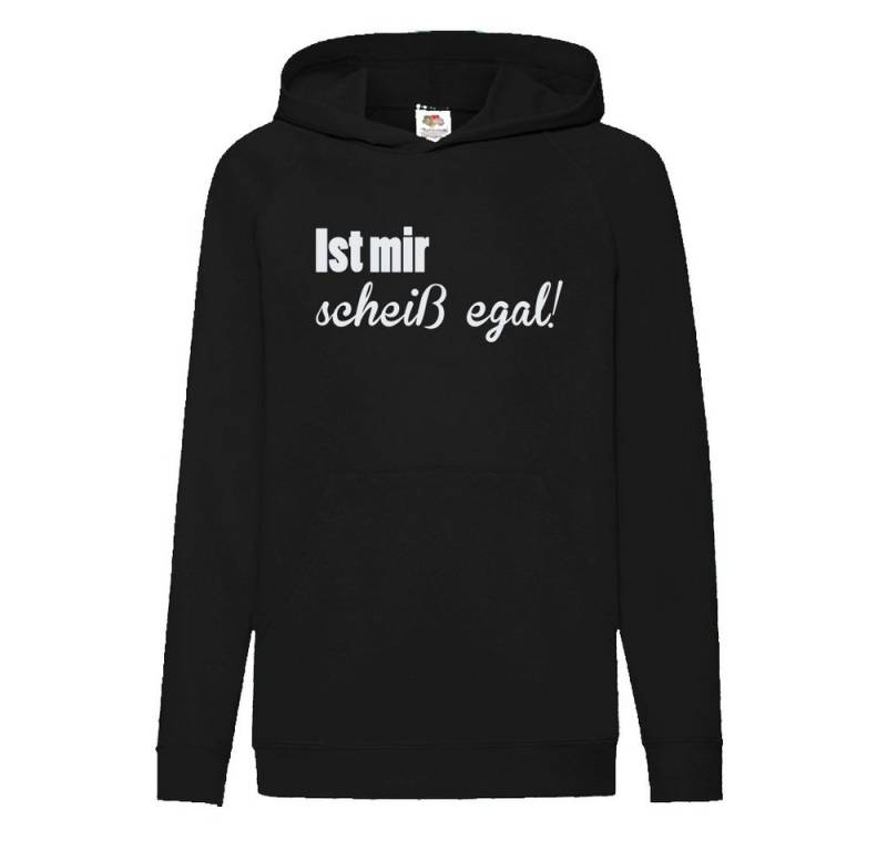 G-graphics Hoodie Ist mir scheiß egal! Kinder Hoodie / Kapuzenpullover mit coolem Spruch als Frontprint von G-graphics
