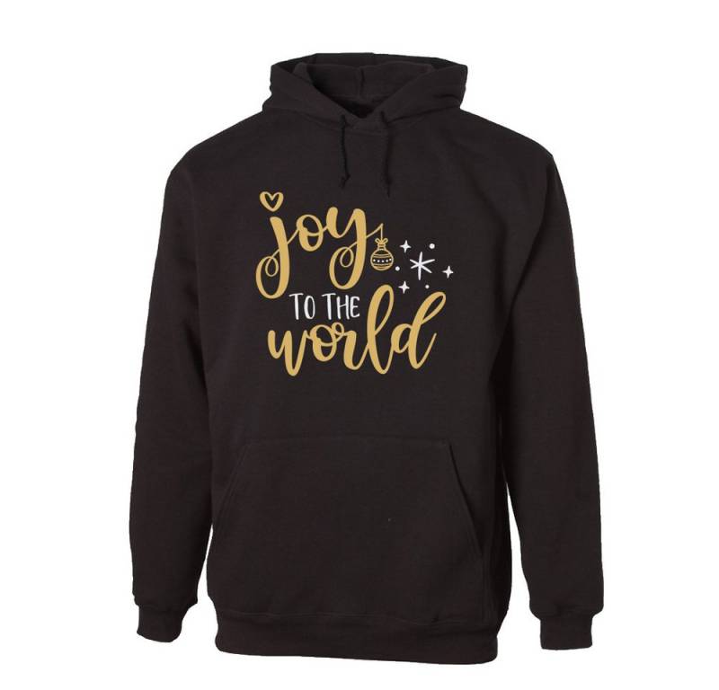 G-graphics Hoodie Joy to the world Unisex mit trendigem Frontprint mit Weihnachtsmotiv von G-graphics
