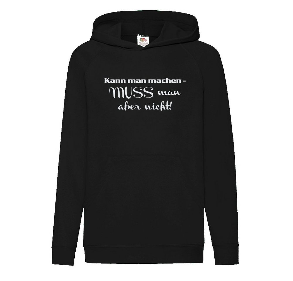 G-graphics Hoodie Kann man machen, muss man aber nicht Kinder Hoodie / Kapuzenpullover, Mit Spruch / Sprüche / Print / Motiv von G-graphics