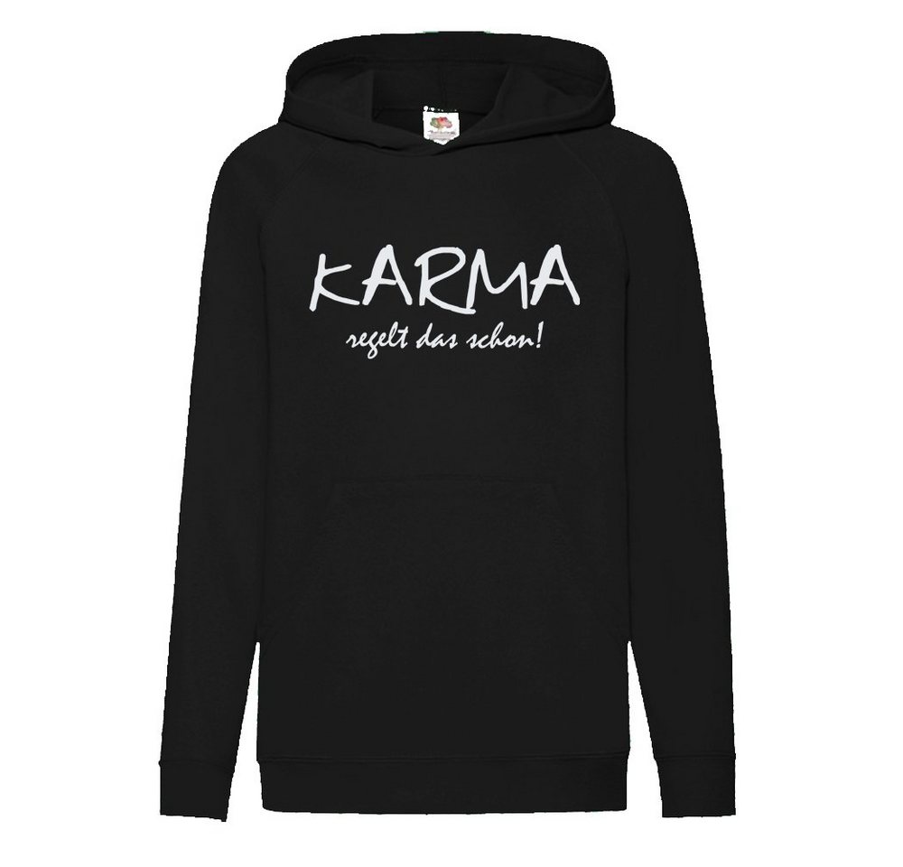 G-graphics Hoodie Karma regelt das schon! Kinder Hoodie / Kapuzenpullover, Mit Spruch / Sprüche / Print / Motiv von G-graphics