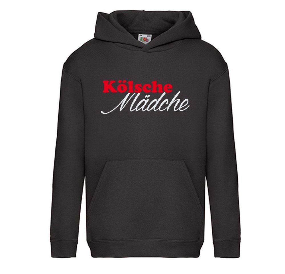 G-graphics Hoodie Kölsche Mädche Kinder Hoodie / Kapuzenpullover mit Statement / Spruch als Frontprint von G-graphics