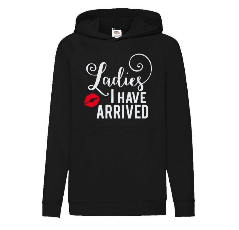 G-graphics Hoodie Ladies I have arrived Kinder Hoodie / Kapuzenpullover mit coolem Spruch als Frontprint von G-graphics