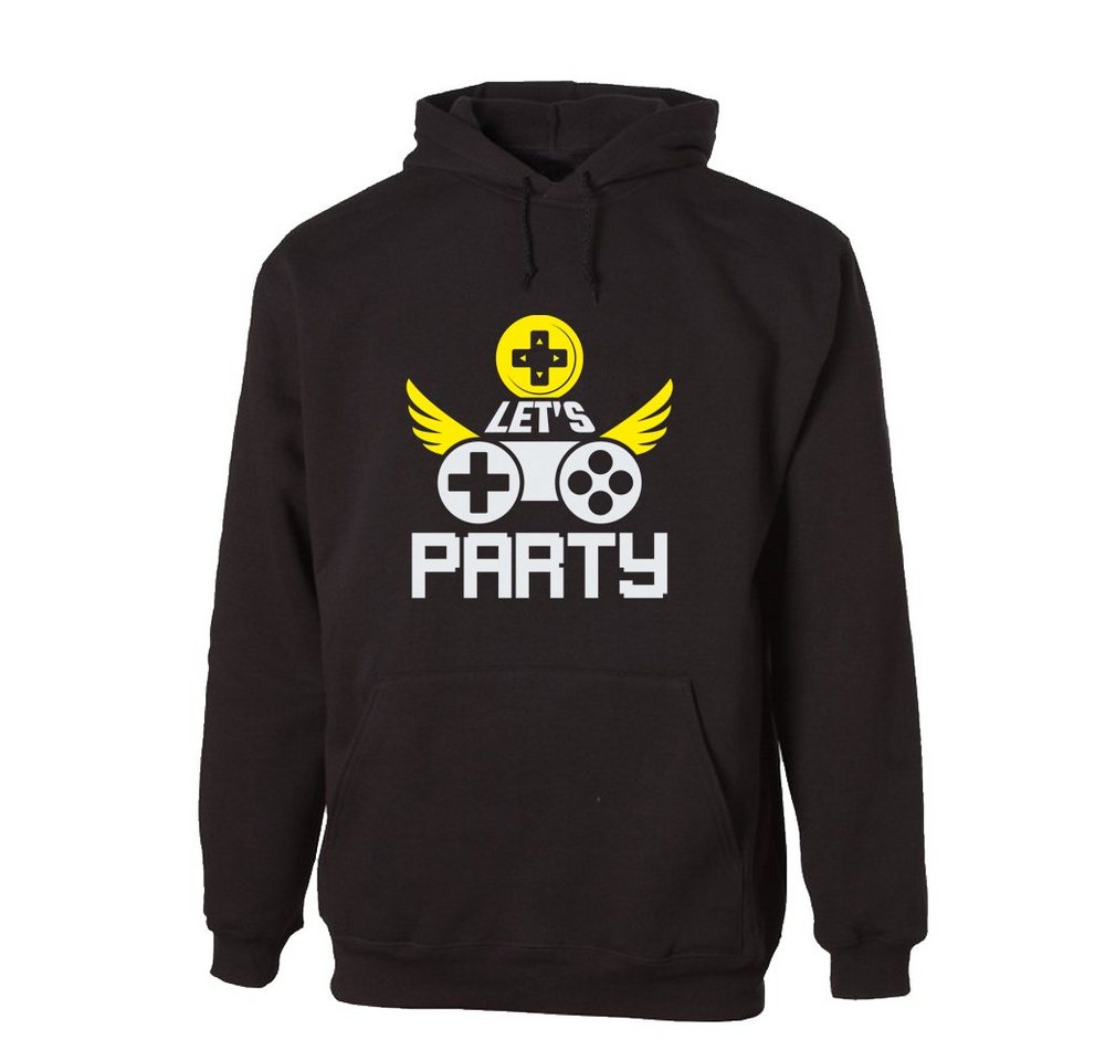 G-graphics Hoodie Let´s game Party Unisex mit trendigem Frontprint für Gamer*innen von G-graphics