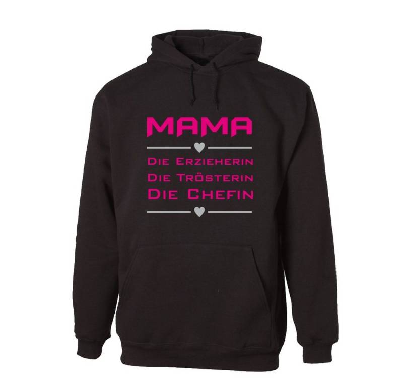 G-graphics Hoodie Mama – Die Erzieherin – Die Trösterin – Die Chefin mit trendigem Frontprint mit Spruch zum Muttertag von G-graphics