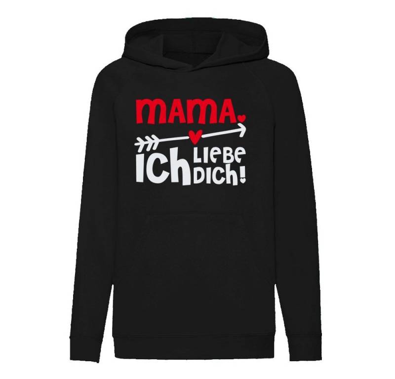 G-graphics Hoodie Mama ich liebe Dich! Kinder Hoodie / Kapuzenpullover mit coolem Spruch als Frontprint von G-graphics
