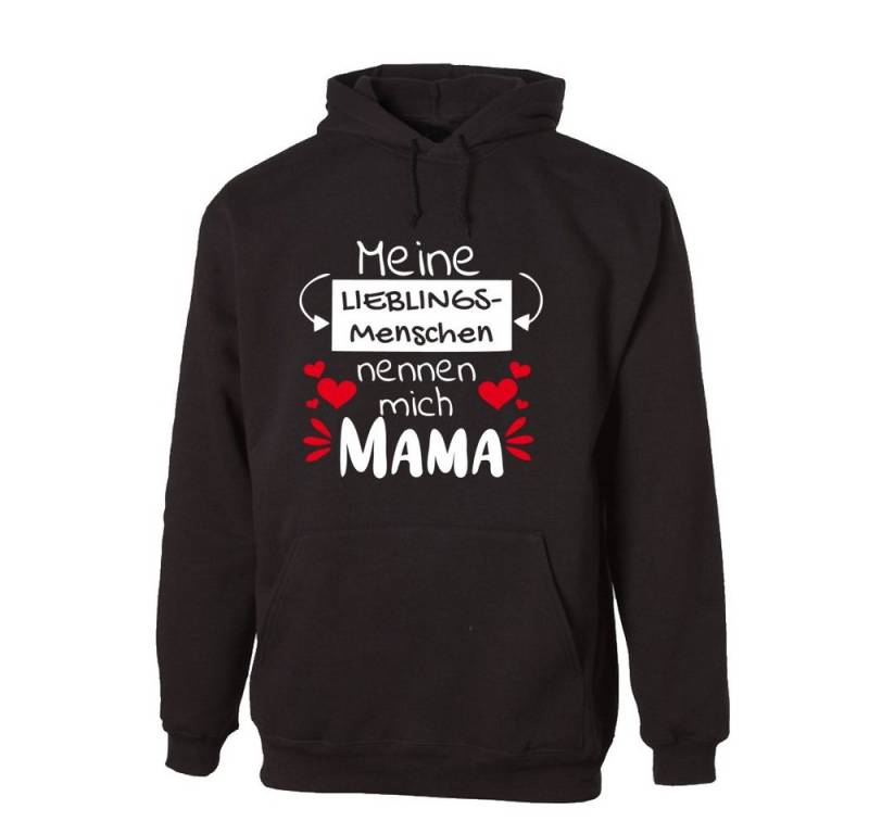 G-graphics Hoodie Meine Lieblingsmenschen nennen mich Mama mit trendigem Frontprint mit Spruch zum Muttertag von G-graphics
