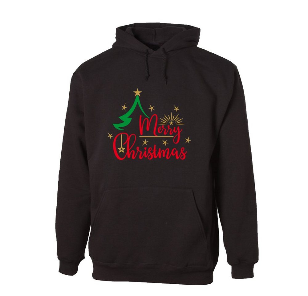 G-graphics Hoodie Merry Christmas Unisex mit trendigem Frontprint mit Weihnachtsmotiv von G-graphics