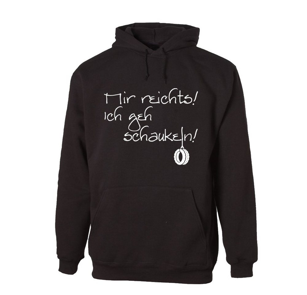 G-graphics Hoodie Mir reichts! Ich geh schaukeln! mit trendigem Frontprint, Aufdruck auf der Vorderseite, Spruch/Sprüche/Print/Motiv, für jung & alt von G-graphics