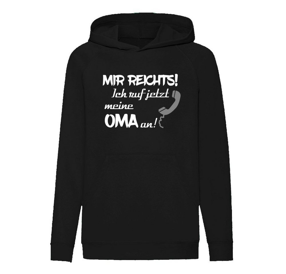 G-graphics Hoodie Mir reichts! Ich ruf jetzt meine Oma an! Kinder Hoodie / Kapuzenpullover, Mit Spruch / Sprüche / Print / Motiv von G-graphics