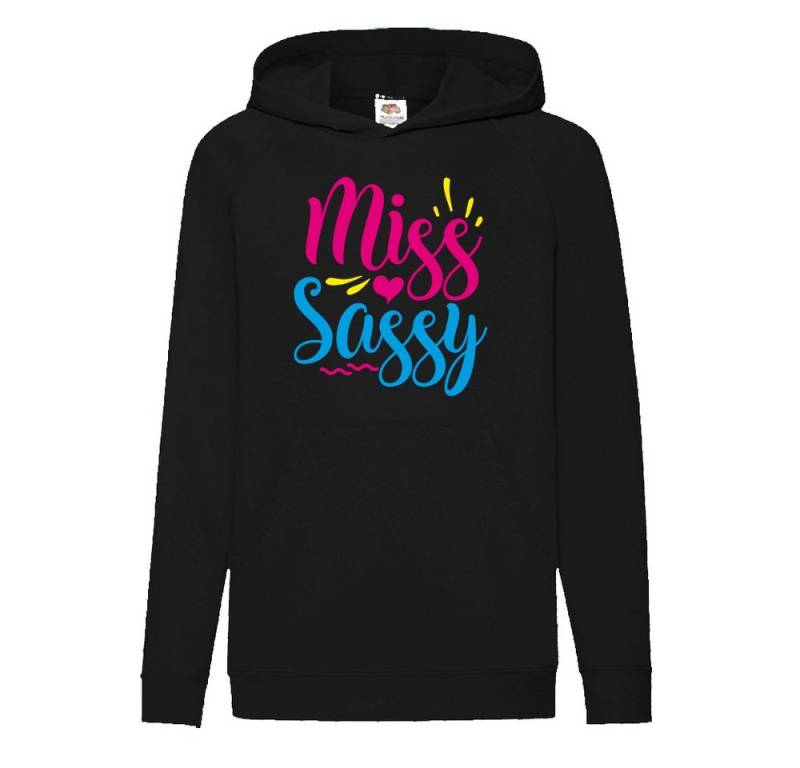G-graphics Hoodie Miss Sassy Kinder Hoodie / Kapuzenpullover mit coolem Spruch als Frontprint von G-graphics