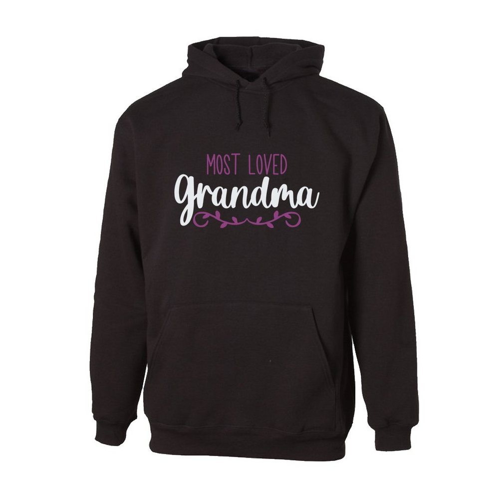 G-graphics Hoodie Most loved Grandma mit trendigem Frontprint mit Spruch zum Muttertag von G-graphics