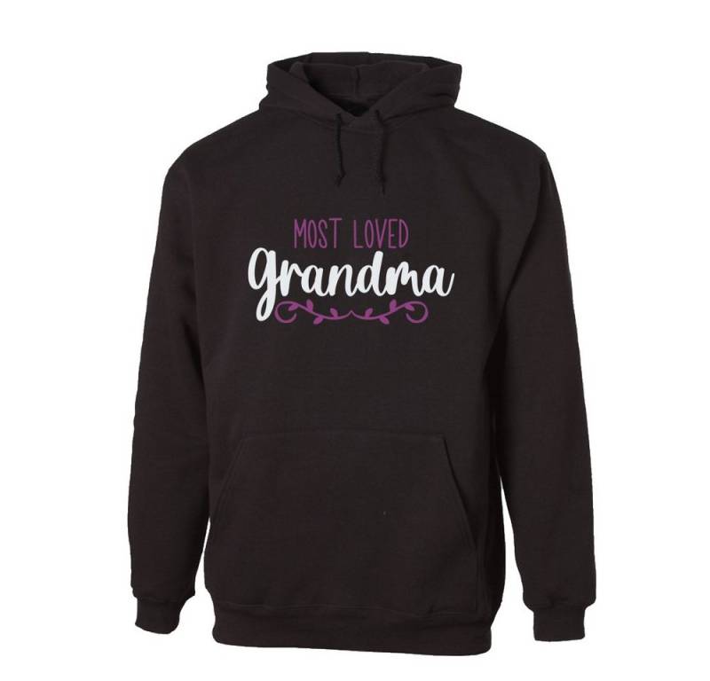 G-graphics Hoodie Most loved Grandma mit trendigem Frontprint mit Spruch zum Muttertag von G-graphics