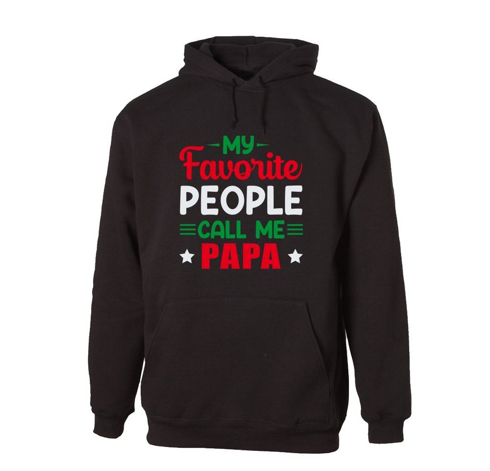 G-graphics Hoodie My favorite people call me Papa mit trendigem Frontprint, Aufdruck auf der Vorderseite, Spruch/Sprüche/Print/Motiv, für jung & alt von G-graphics