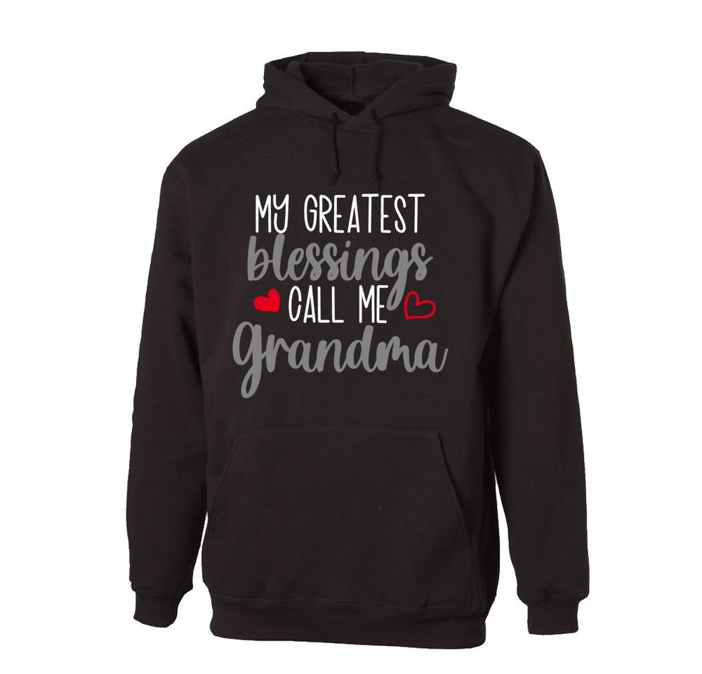 G-graphics Hoodie My greatest blessing call me Grandma mit trendigem Frontprint mit Spruch zum Muttertag von G-graphics