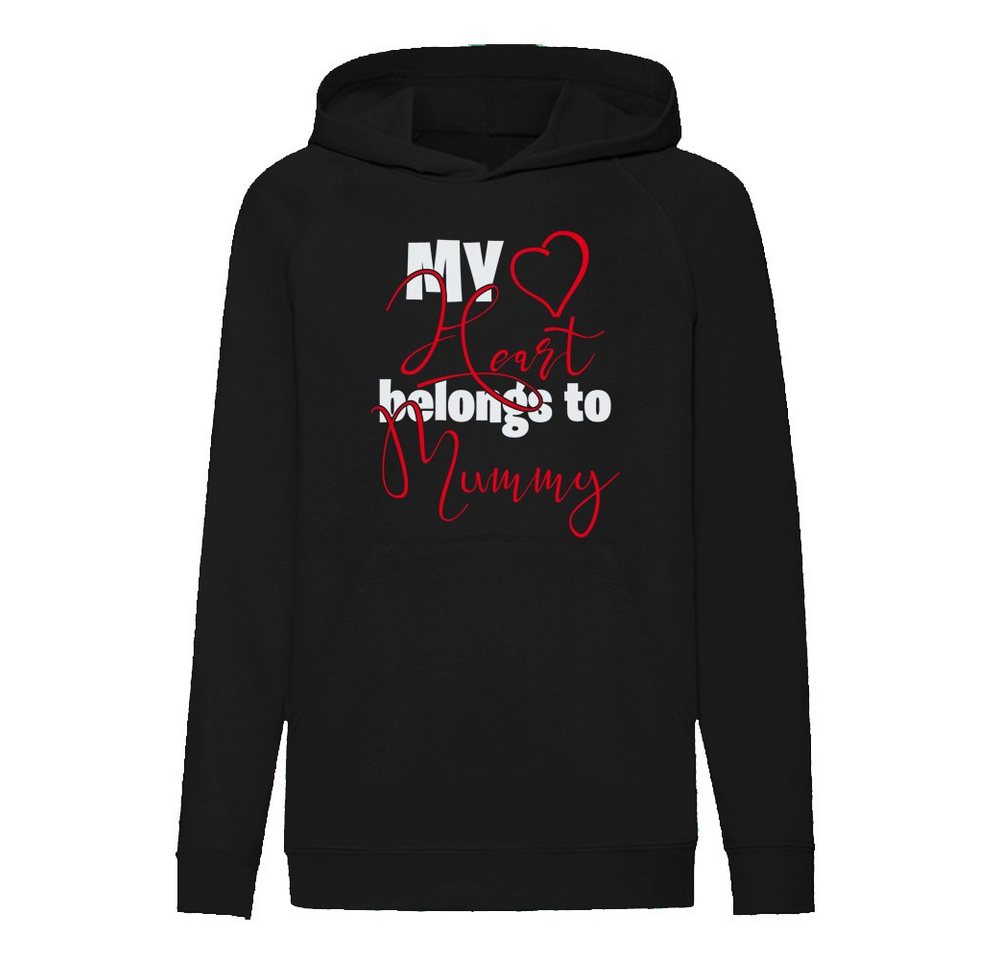 G-graphics Hoodie My heart belongs to Mummy Kinder Hoodie / Kapuzenpullover, Mit Spruch / Sprüche / Print / Motiv von G-graphics