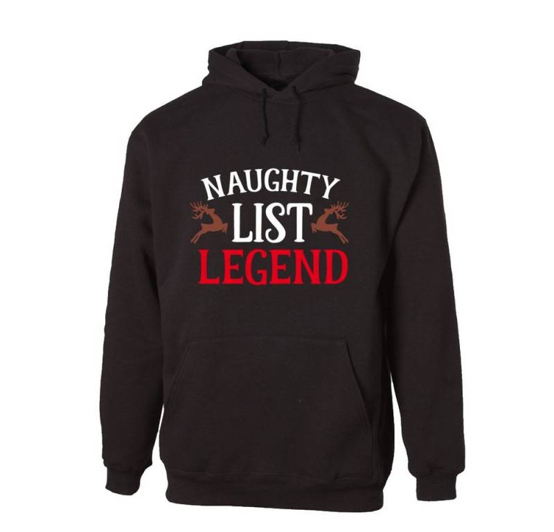 G-graphics Hoodie Naughty List Legend Unisex mit trendigem Frontprint mit Weihnachtsmotiv von G-graphics