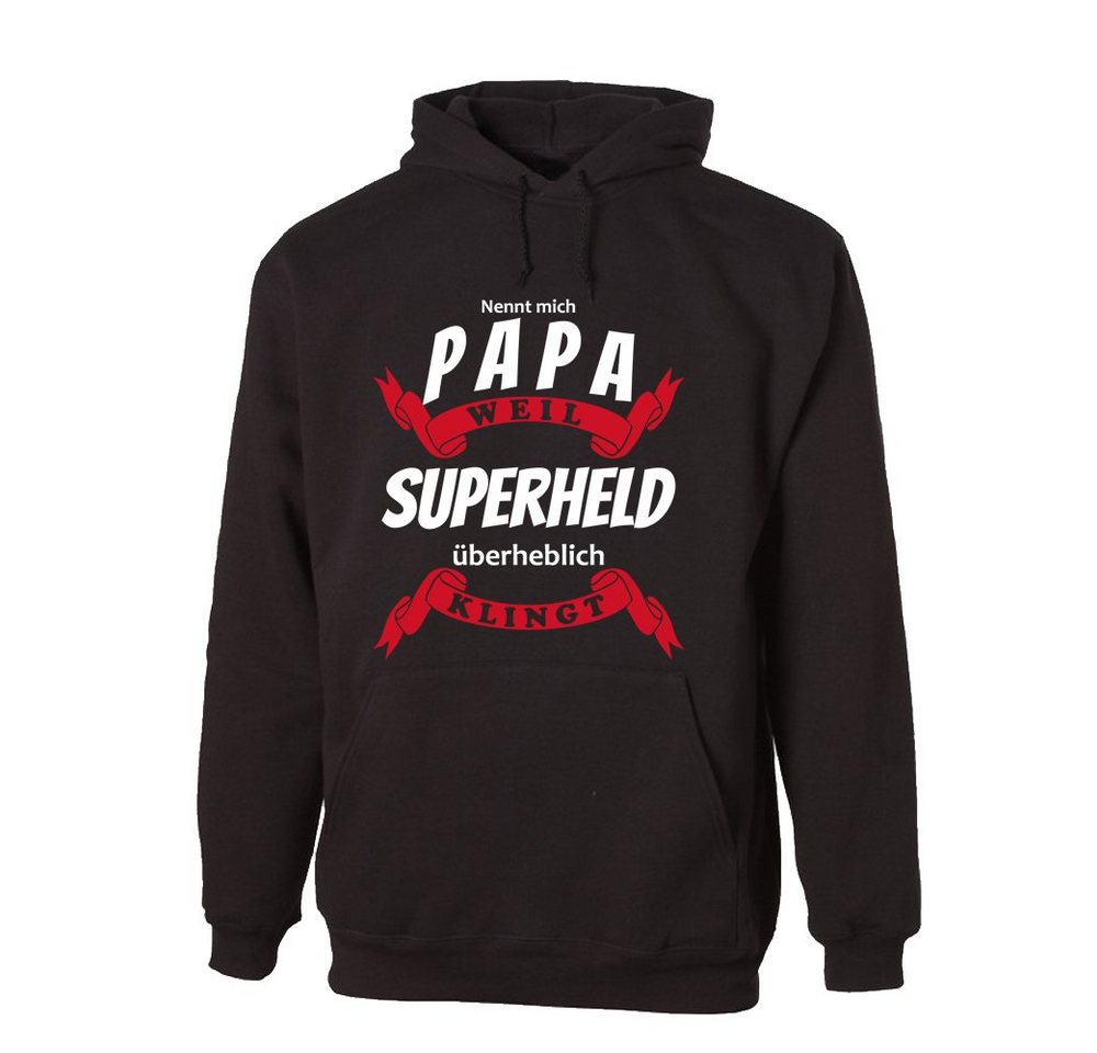 G-graphics Hoodie Nennt mich Papa weil Superheld überheblich klingt mit trendigem Frontprint, Aufdruck auf der Vorderseite, Spruch/Sprüche/Print/Motiv, für jung & alt von G-graphics