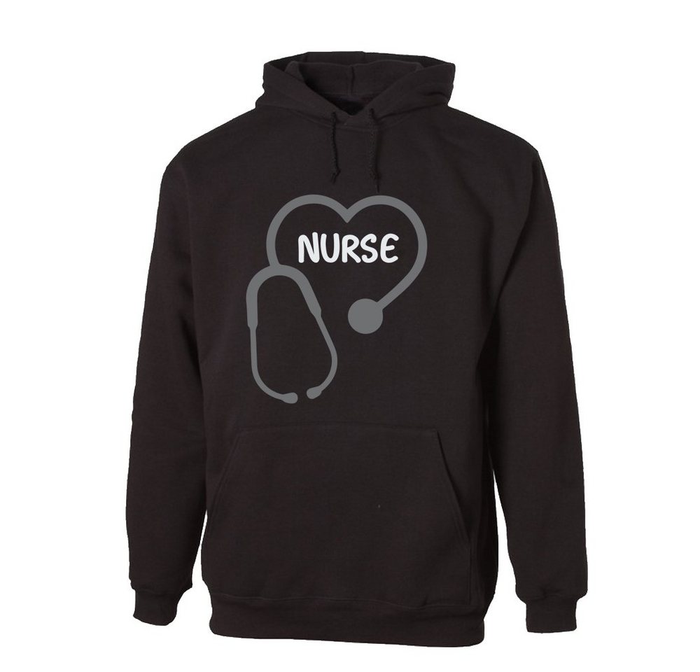 G-graphics Hoodie Nurse mit trendigem Frontprint mit Spruch für die, die ihren Job lieben von G-graphics