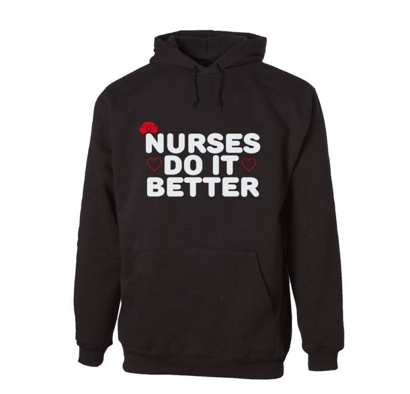 G-graphics Hoodie Nurses do it better mit trendigem Frontprint mit Spruch für die, die ihren Job lieben von G-graphics