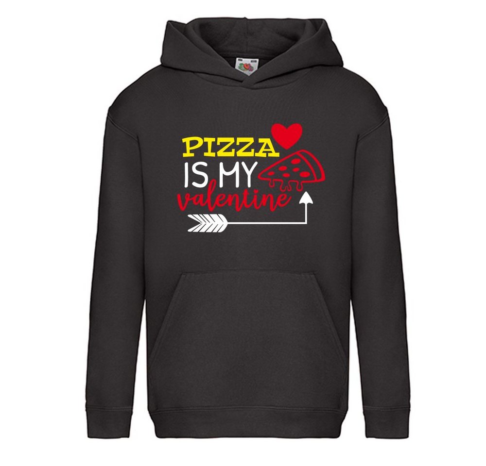 G-graphics Hoodie Pizza is my Valentine Kinder Hoodie / Kapuzenpullover, Mit Spruch / Sprüche / Print / Motiv von G-graphics