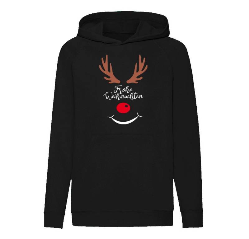 G-graphics Hoodie Rentier – Frohe Weihnachten Kinder Hoodie / Kapuzenpullover mit Weihnachtsmotiv von G-graphics