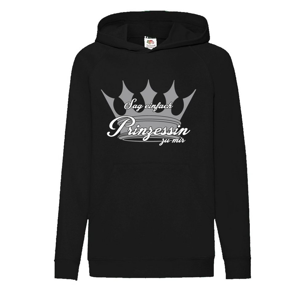G-graphics Hoodie Sag einfach Prinzessin zu mir Kinder Hoodie / Kapuzenpullover mit coolem Spruch als Frontprint von G-graphics