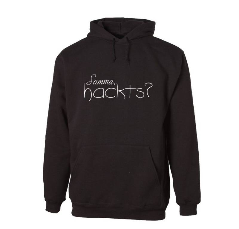 G-graphics Hoodie Samma, hackts? Unisex mit trendigem Frontprint mit Spruch / Sprüche von G-graphics