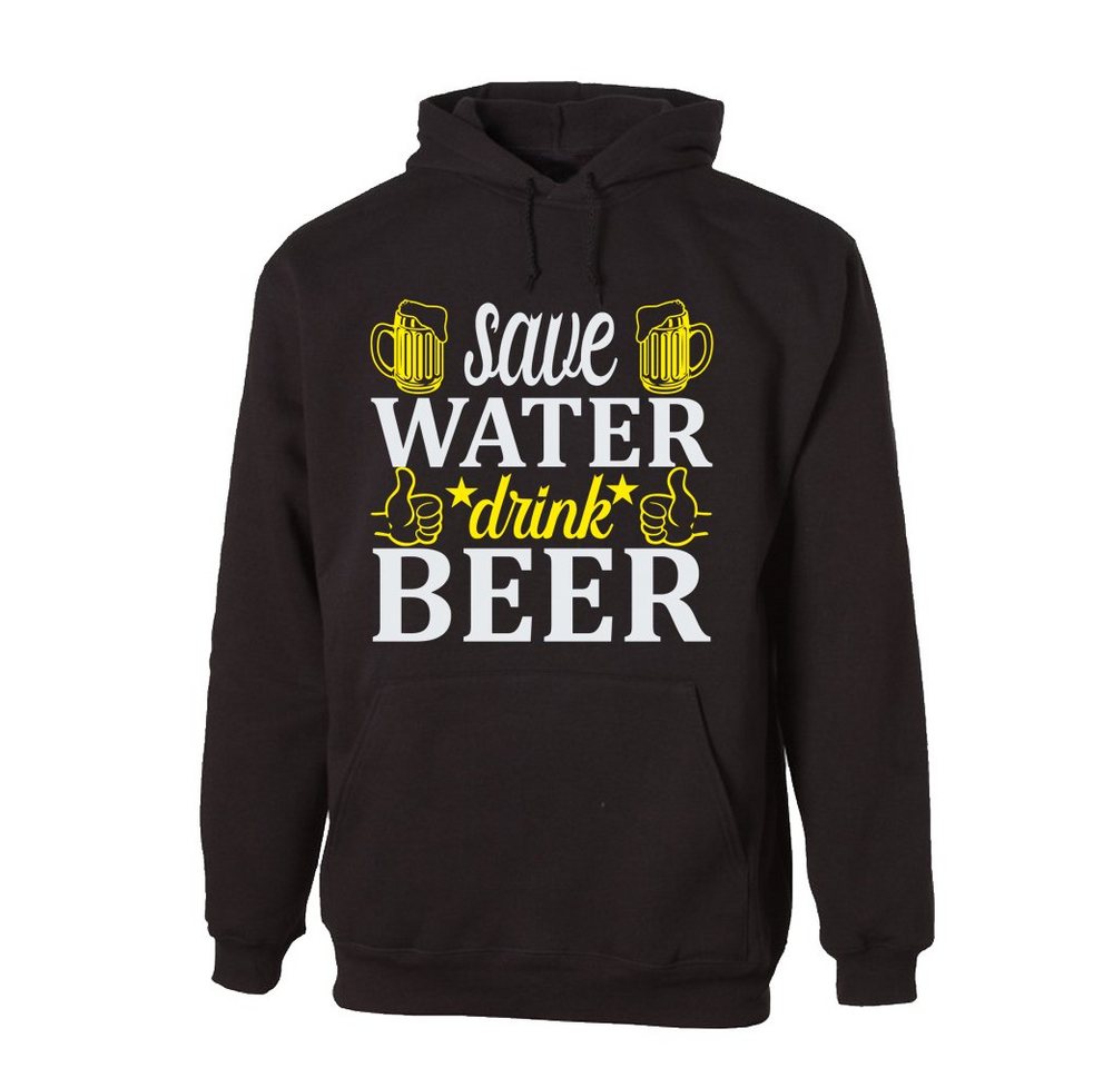 G-graphics Hoodie Save Water – Drink Beer Unisex mit trendigem Frontprint mit Spruch von G-graphics