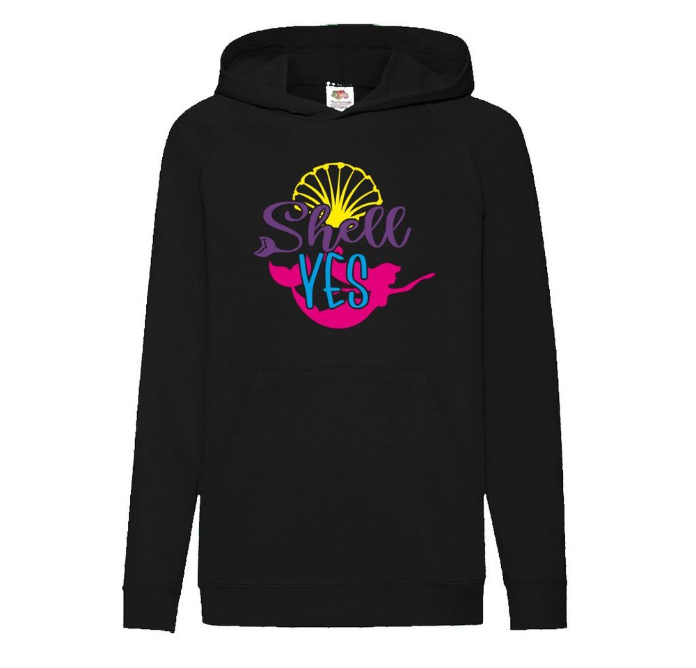 G-graphics Hoodie Shell Yes Kinder Hoodie / Kapuzenpullover mit coolem Motiv als Frontprint von G-graphics