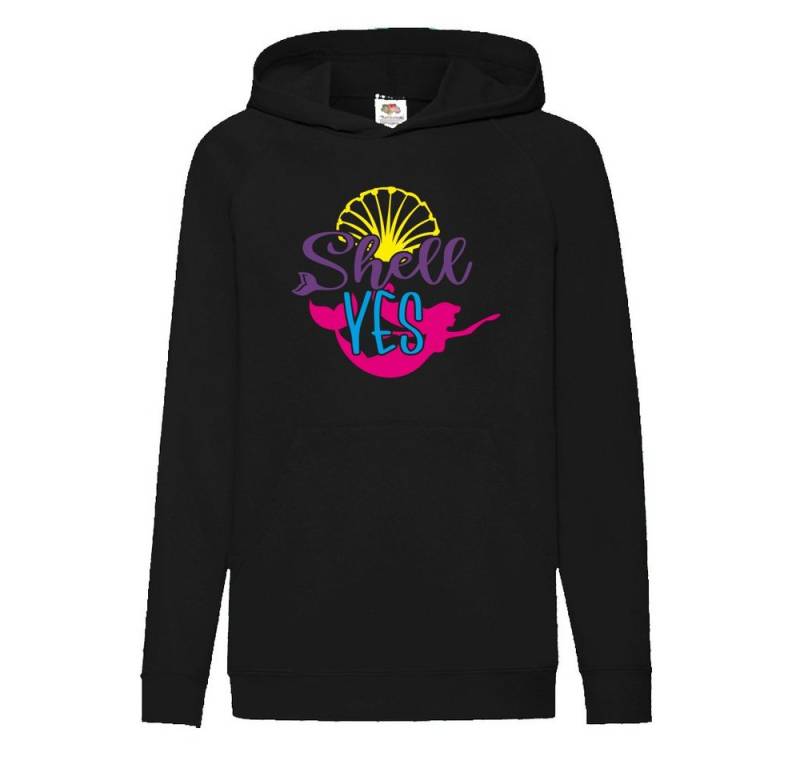 G-graphics Hoodie Shell Yes Kinder Hoodie / Kapuzenpullover mit coolem Motiv als Frontprint von G-graphics