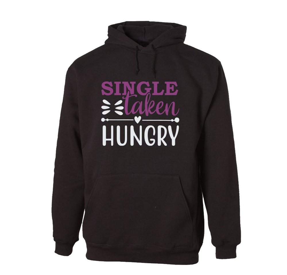 G-graphics Hoodie Single – taken – Hungry mit trendigem Frontprint, Aufdruck auf der Vorderseite, Spruch/Sprüche/Print/Motiv, für jung & alt von G-graphics