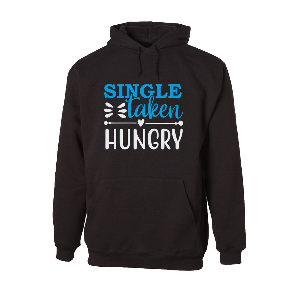 G-graphics Hoodie Single – taken – Hungry mit trendigem Frontprint, Aufdruck auf der Vorderseite, Spruch/Sprüche/Print/Motiv, für jung & alt von G-graphics