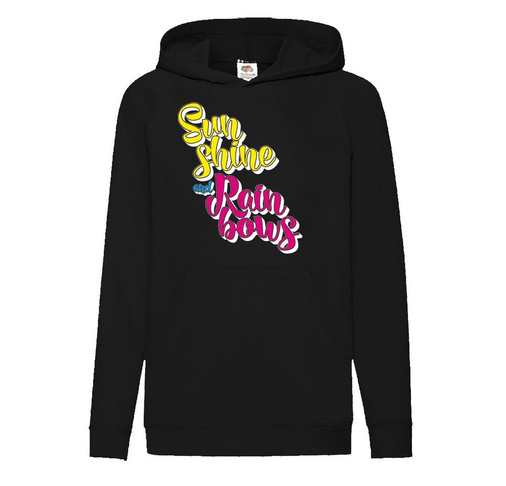 G-graphics Hoodie Sunshine and rainbows Kinder Hoodie / Kapuzenpullover, Mit Spruch / Sprüche / Print / Motiv von G-graphics