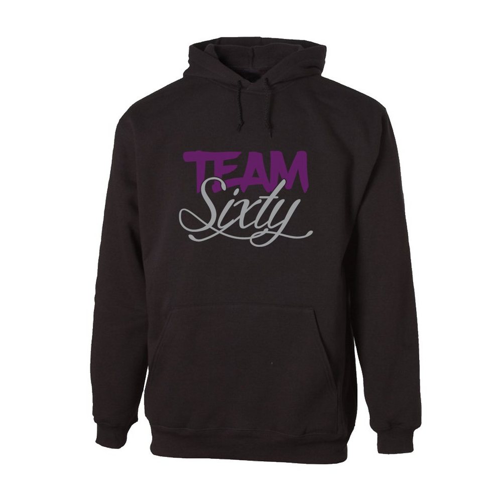 G-graphics Hoodie Team Sixty mit trendigem Frontprint, Aufdruck auf der Vorderseite, Spruch/Sprüche/Print/Motiv, zum 60ten Geburtstag von G-graphics