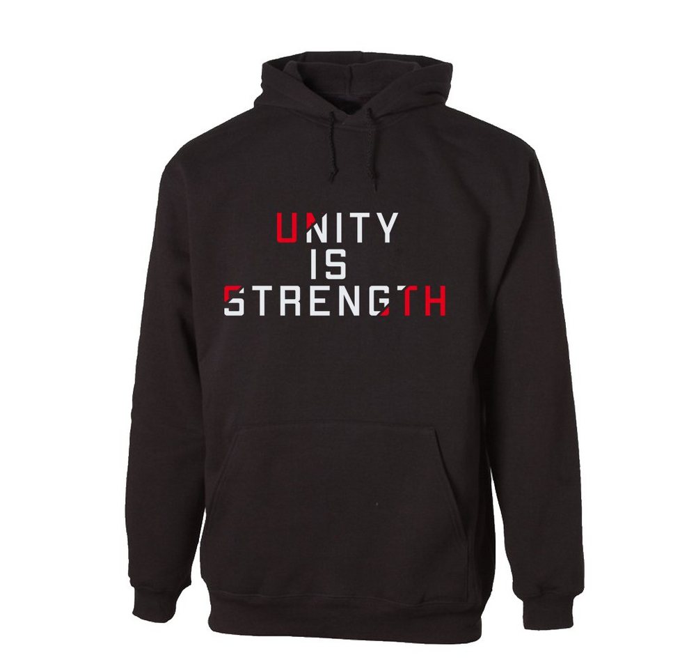 G-graphics Hoodie Unity is strength Unisex mit trendigem Frontprint mit Spruch von G-graphics