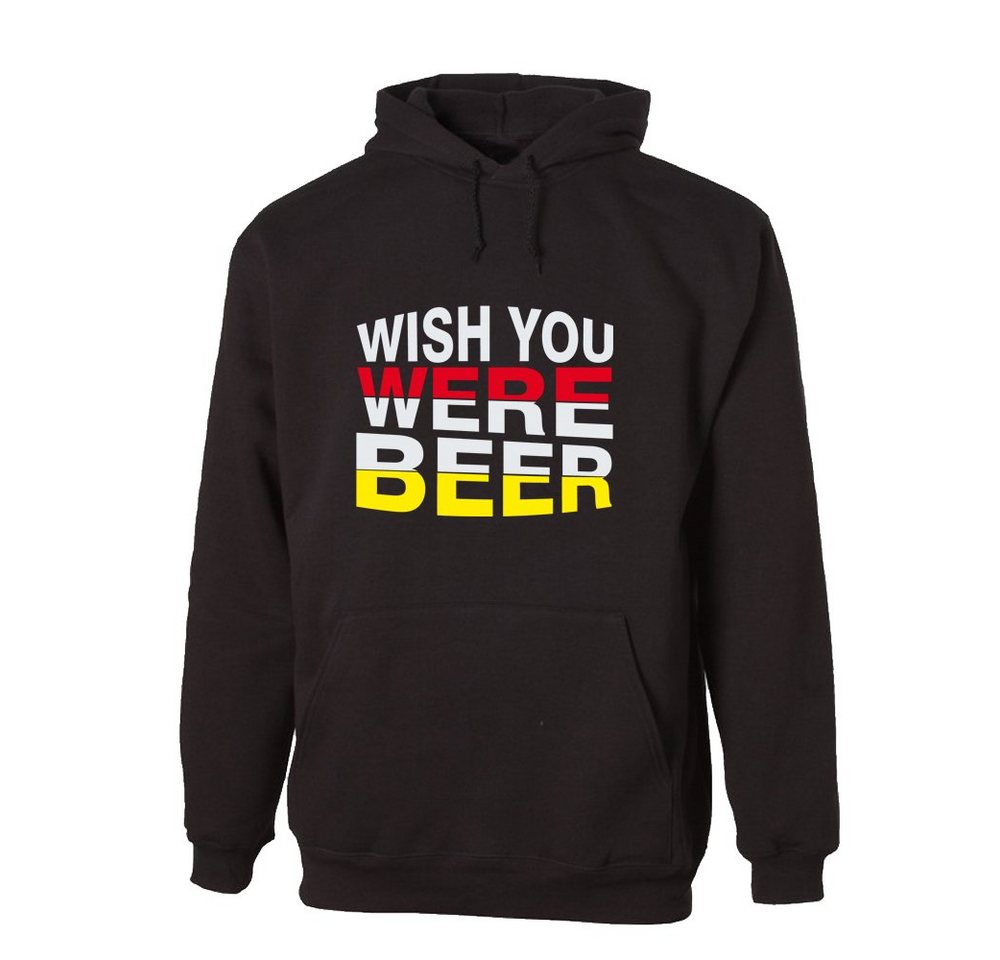 G-graphics Hoodie Wish you were Beer Unisex mit trendigem Frontprint mit Spruch für Partyabend von G-graphics