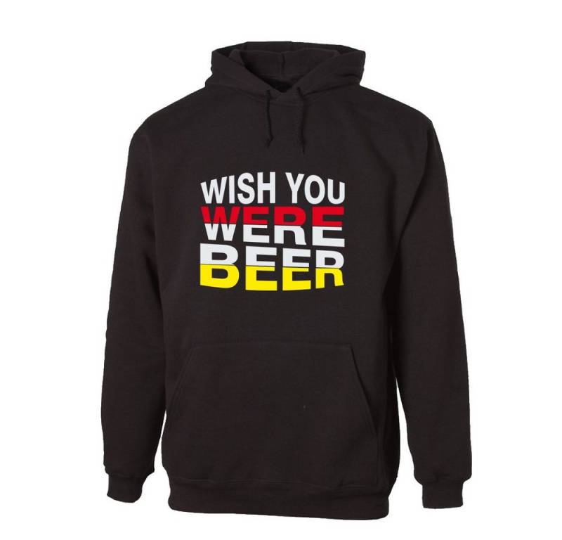 G-graphics Hoodie Wish you were Beer Unisex mit trendigem Frontprint mit Spruch für Partyabend von G-graphics