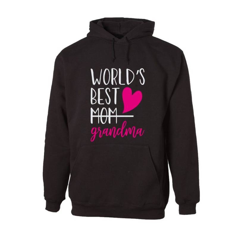 G-graphics Hoodie World´s best grandma mit trendigem Frontprint mit Spruch zum Muttertag von G-graphics