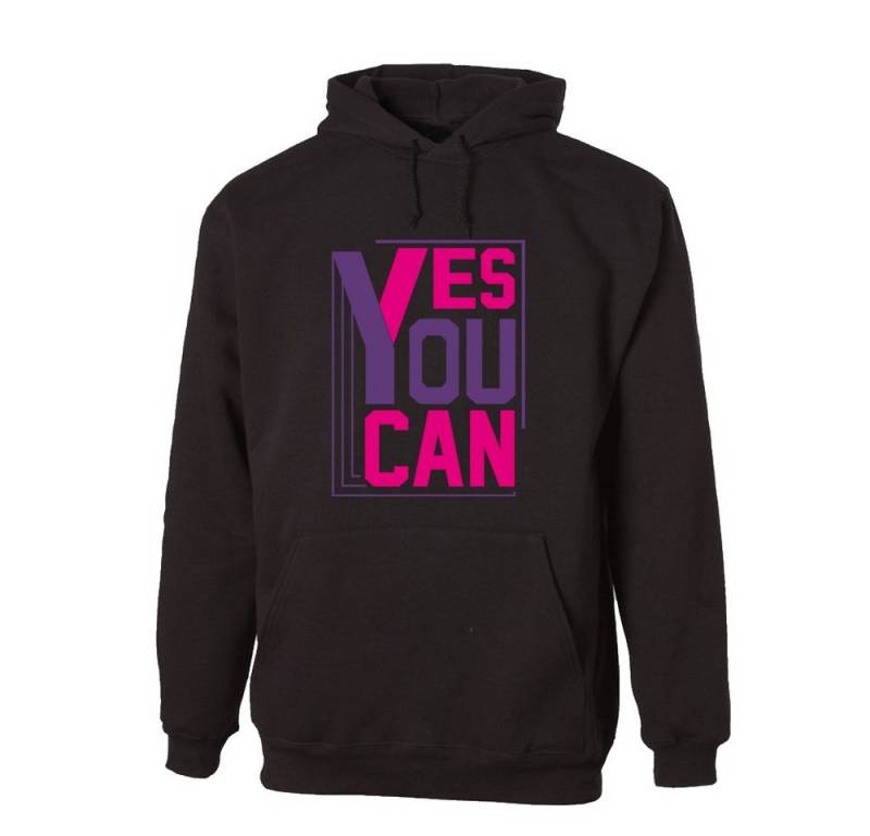 G-graphics Hoodie Yes you can Unisex mit trendigem Frontprint mit Spruch von G-graphics